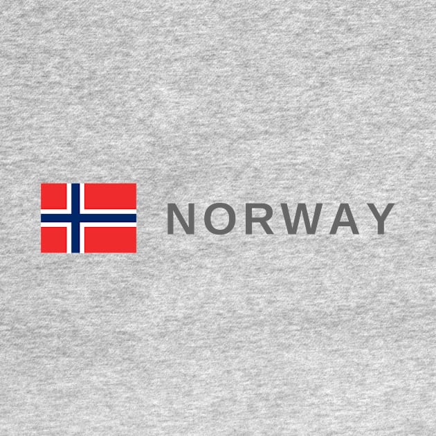 Norway flag by tshirtsnorway